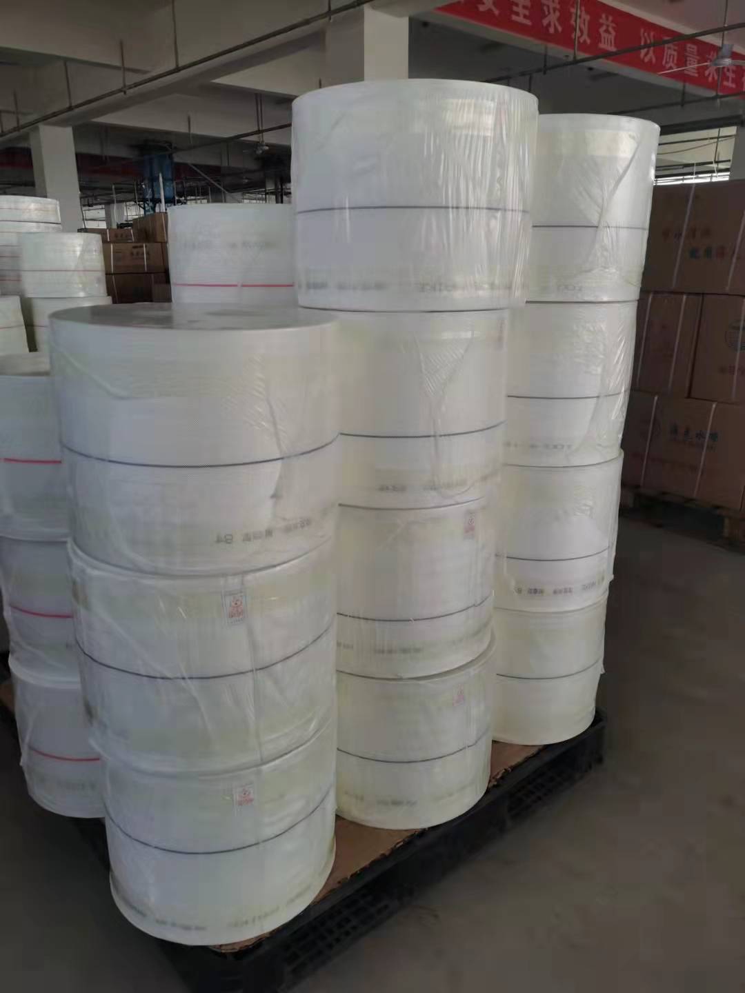 <b>High Polymer PE Knitted Flat Hose</b>