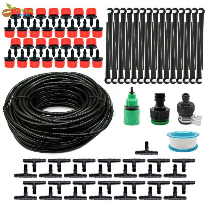 Gardening drip irrigation set