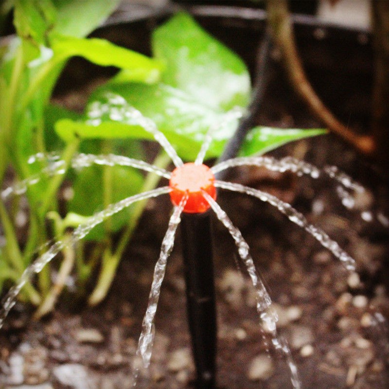 Garden stand drip irrigation set